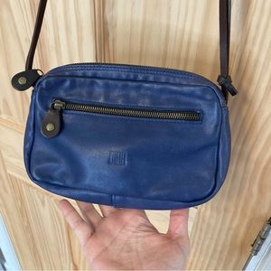 Small blue leather purse from Spain. Biba brand.